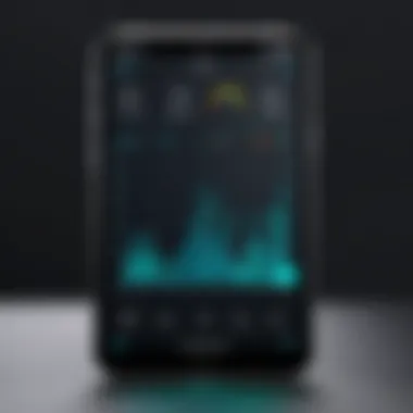 User Interface of a Leading WiFi Analyzer Screenshot of a top-rated iOS WiFi analyzer app interface