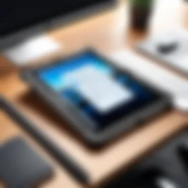 Usability of iPad Case in Office iPad case designed for enhanced usability in an office setting