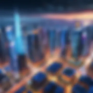 Dynamic cityscape live wallpaper with animated elements