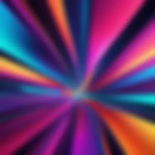 Vibrant abstract live wallpaper for iPhone