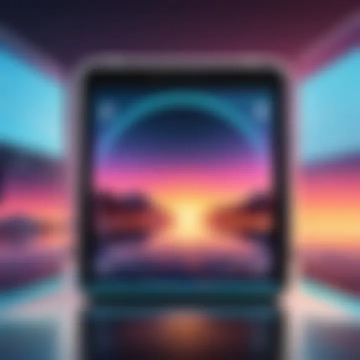 A visually stunning video montage created using an insta edit app.