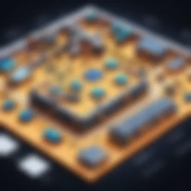 Crafting Strategies through Resource Management Illustration of player strategy and resource management