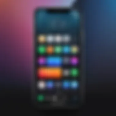Dynamic iPhone Home Screen with Widgets Dynamic iPhone home screen showcasing various widgets
