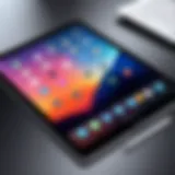 Overview of the largest iPad displaying its sleek design