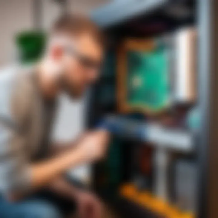 A close-up view of a player installing mods on a Minecraft server