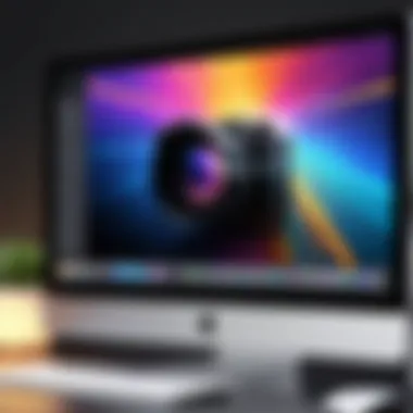 Unleashing Creativity with iMovie An artistic representation of iMovie features highlighting creativity