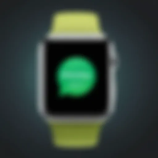 WhatsApp interface on Apple Watch showcasing messages