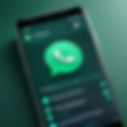 WhatsApp privacy settings interface on a smartphone