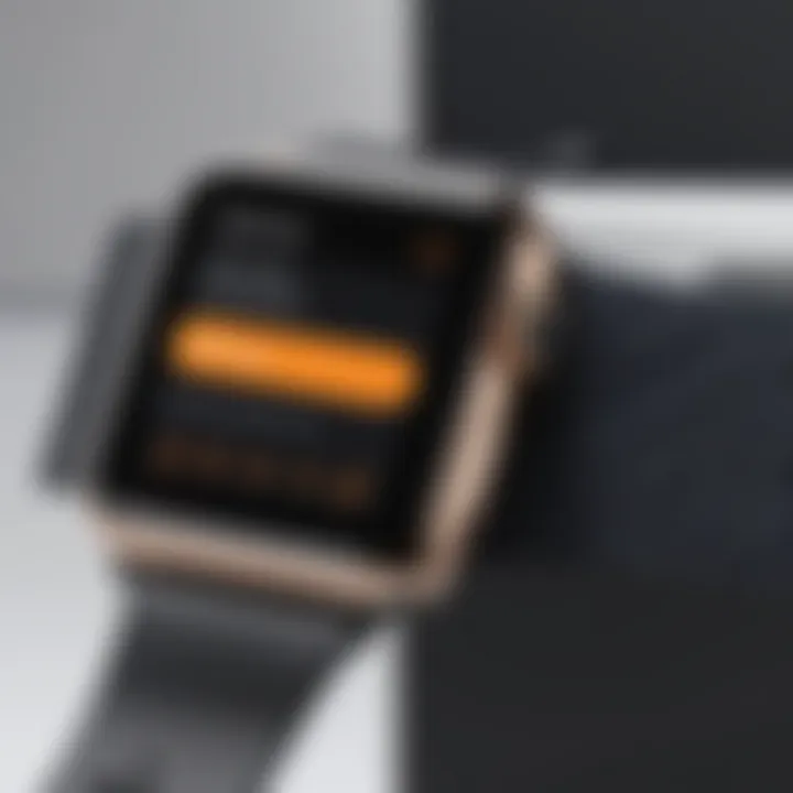 Illustration showing user interface on Apple Watch controlling Firestick