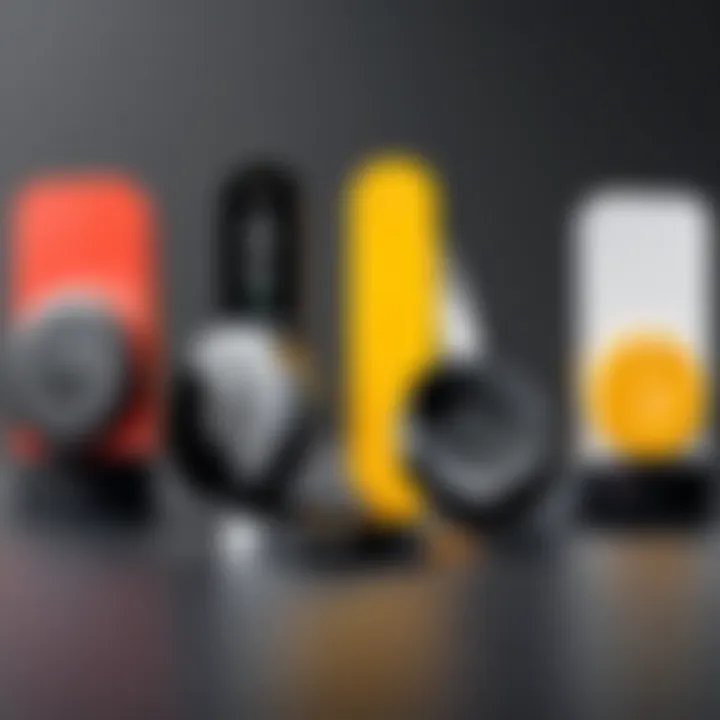 Various Chromecast models displayed side by side