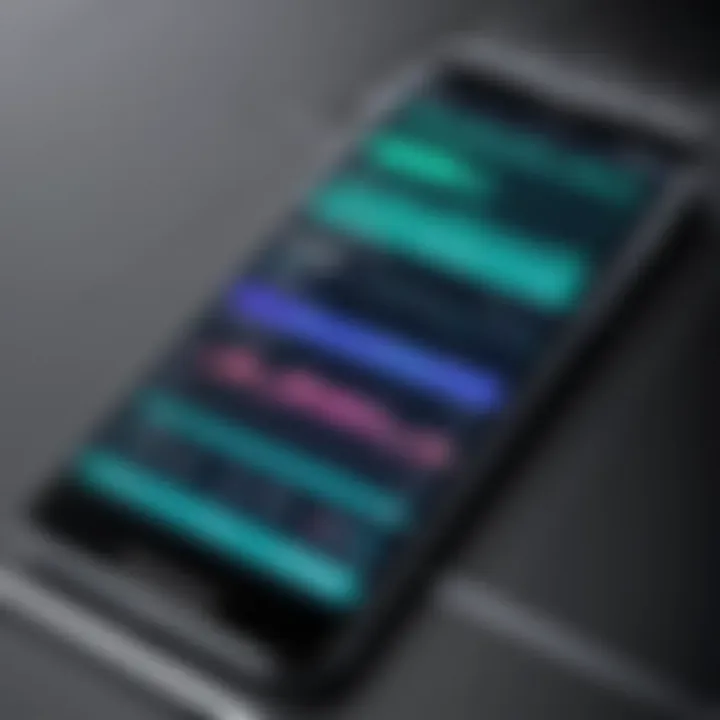 An array of popular volume bass apps displayed on a smartphone screen.