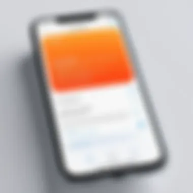 iPhone screen displaying a blocked contact notification