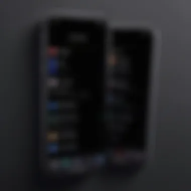 Casting Options on iPhone iPhone displaying casting options