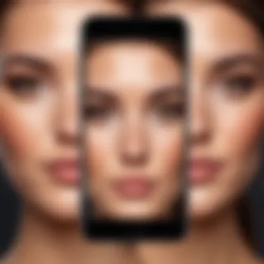 Using the Photos App for Face Cropping Cropping a face using the Photos app on iPhone