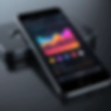Top Music Apps for Song Downloads Illustration of popular music apps for downloading songs