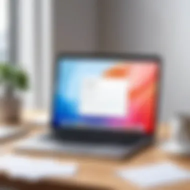 Finding Clarity in Account Recovery A serene workspace with a laptop and notes
