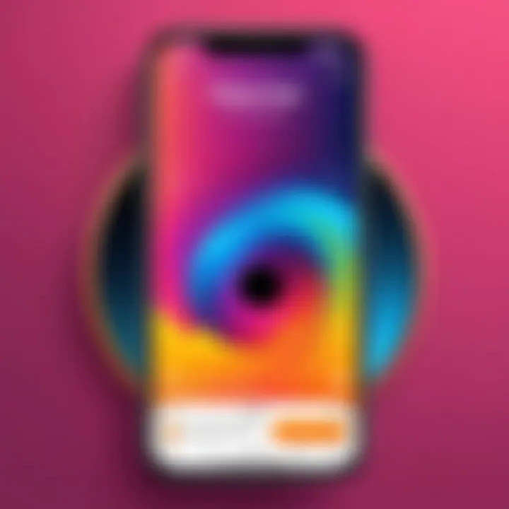 Screenshot of Instagram Stories with music feature