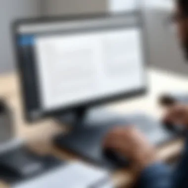Documenting Recorded Instructions on a Computer Person using a computer to document instructions