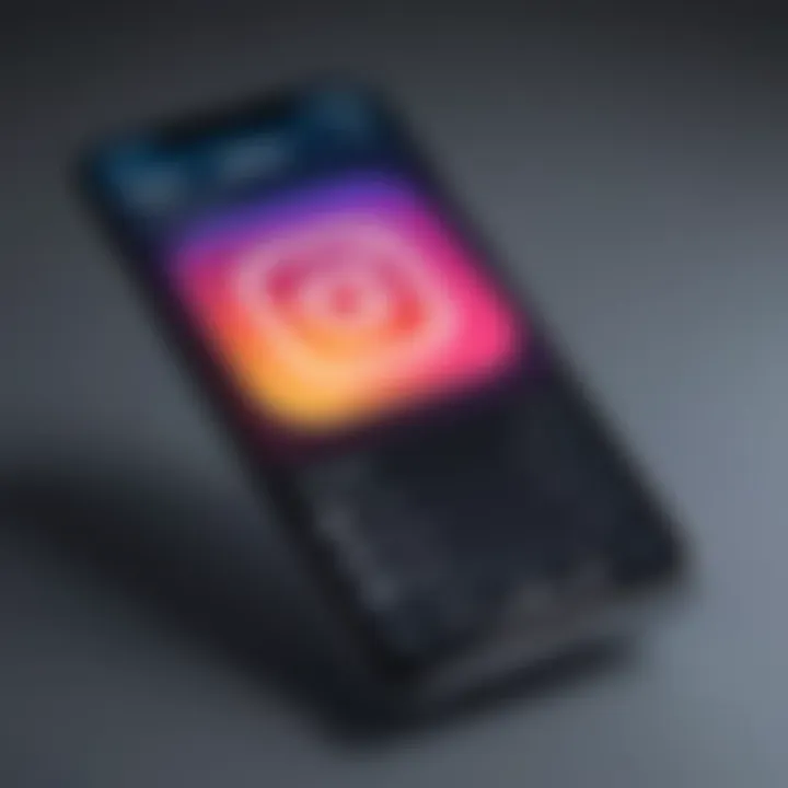 A user navigating Instagram settings for story saving options