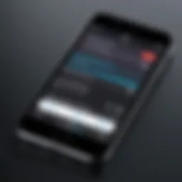 User interface of the Voice Memos app on iPhone