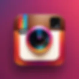 User interface of Instagram on Mac