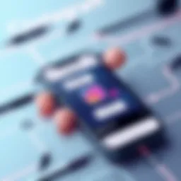 A smartphone displaying Instagram video messages