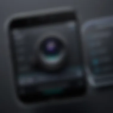 A close-up of a mobile camera app interface showcasing advanced features