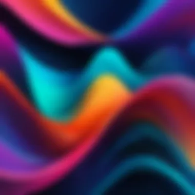 Dynamic abstract pattern live wallpaper