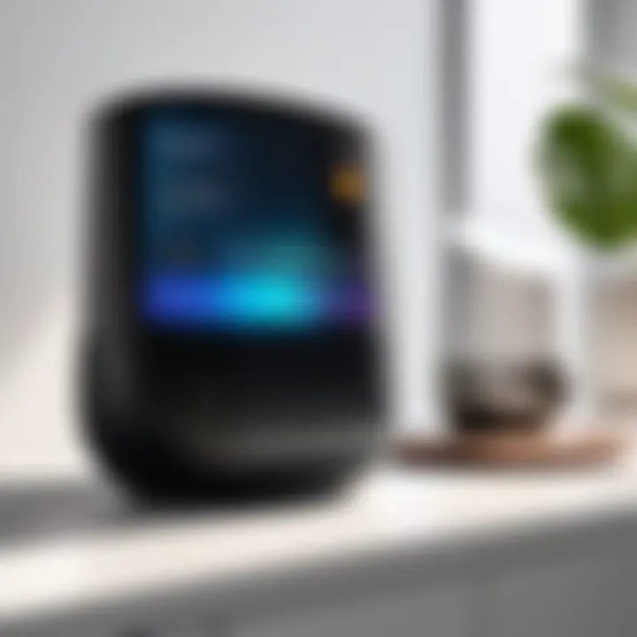 Smart home device management interface within the app