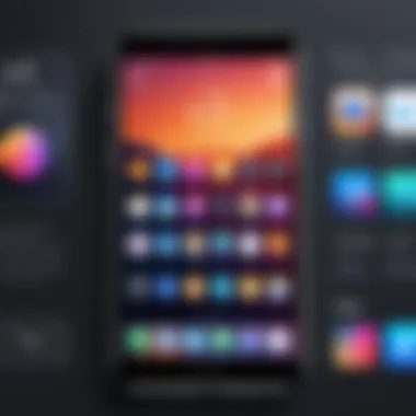 Visual guide to customizing the iPhone home screen layout