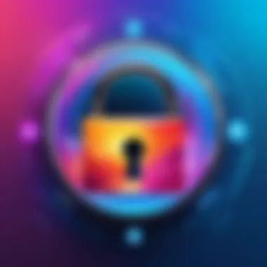 Vibrant Customization in Lock Screensavers Customizable lock screensaver showcasing vibrant artwork
