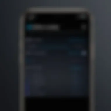 Exploring App Restriction Settings Settings menu for app restrictions on iPhone