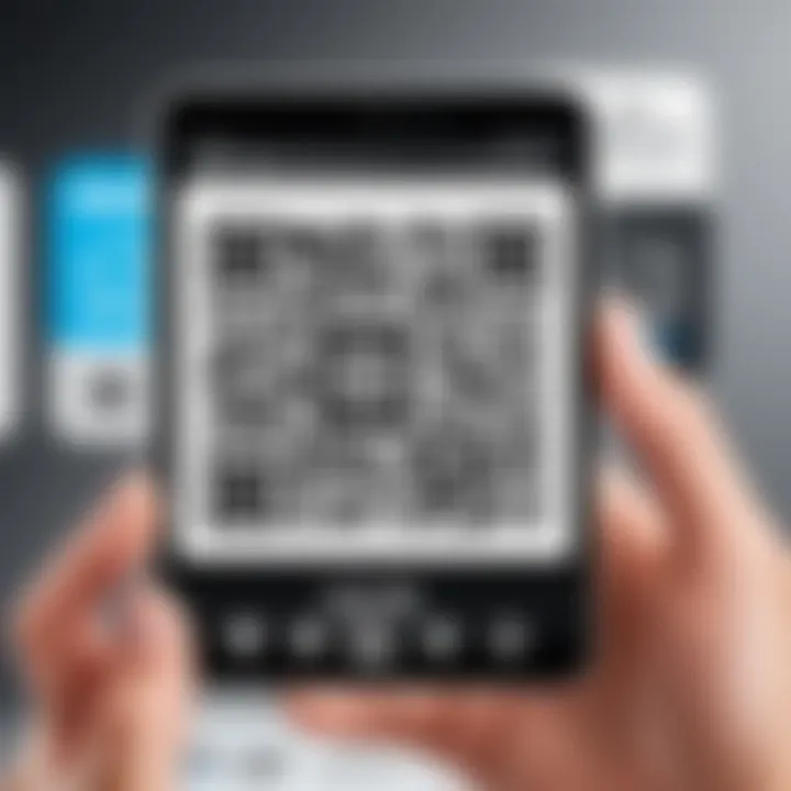 Infographic highlighting safety tips for QR code usage