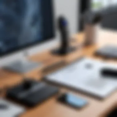Mixoo Pen in a Professional Setting Professional workspace featuring the Mixoo Pen