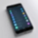 Offline messaging on a smartphone screen