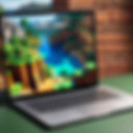 Minecraft game interface on a Chromebook