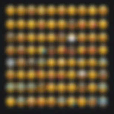Evolution of Emojis Timeline A visual timeline showcasing the evolution of emojis over the years
