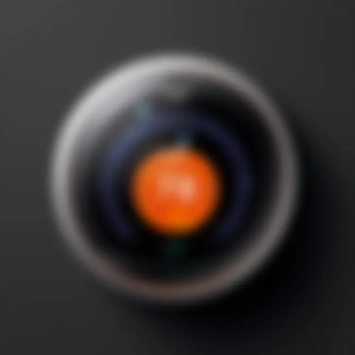 User interface of Nest Learning Thermostat