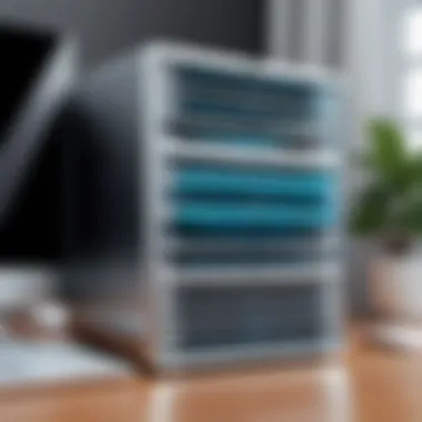 File Organization on Mac Graphical illustration of file organization on a Mac
