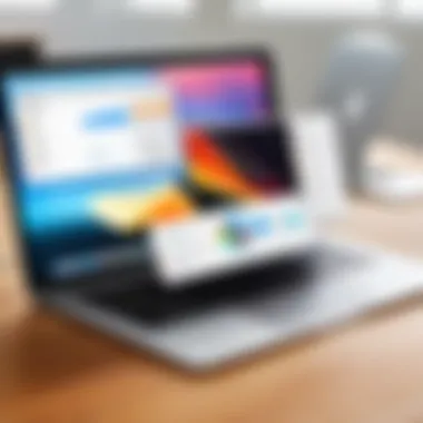 Optimized Storage Management Optimized storage view on MacBook Air