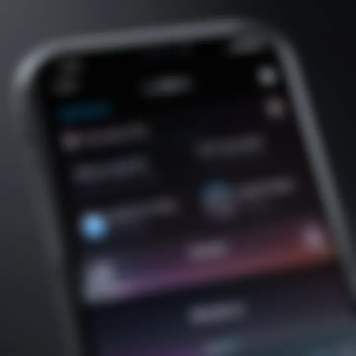 A close-up view of personalized settings on an iPhone for improved user experience.