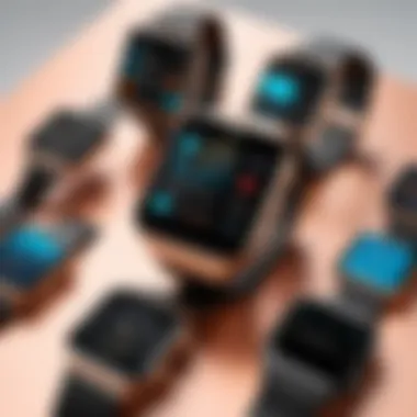 Prograce smartwatch connected with various devices showcasing compatibility