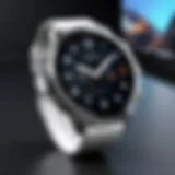 Stylish design of the Prograce smartwatch showcasing its sleek interface