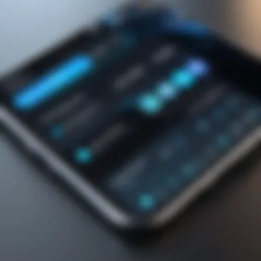 Interface of a tool for managing iPhone remotely Software interface for remote management
