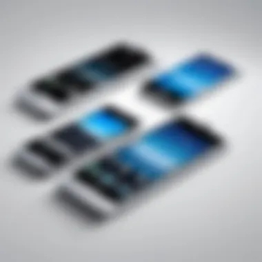 The Rise of Early Smartphones A stylish smartphone from the early 2000s