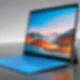 Sleek design of the latest Windows Surface device