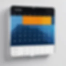 A modern digital calendar interface displaying reminders.