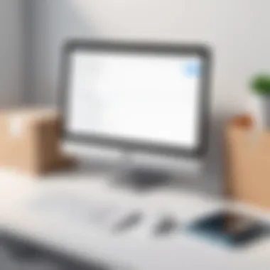 Logistics Software Utilizing Address Finding Capabilities Screen showing logistics management software integrating address finding