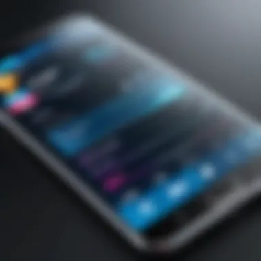 Customizing Ringtone Settings on a Smartphone A smartphone displaying customizable ringtone settings