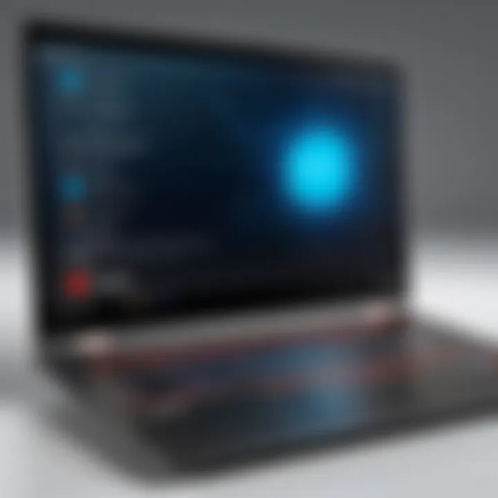 Lenovo laptop with connectivity issues showcased